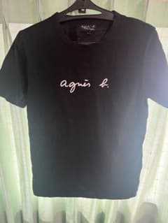 agnès b. homme アニエスベー　ロゴ Tシャツ ブラック Mのサムネイル