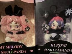 スカルパンダ サンリオコラボ マイメロ クロミ ぬいぐるみペンダント 2