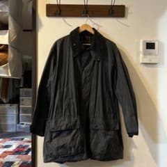 90s Barbour バブアー BORDER ネイビー C46 3クラウンのサムネイル