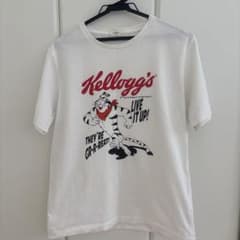 Kellogg's グラフィックTシャツ ホワイト　Lサイズのサムネイル