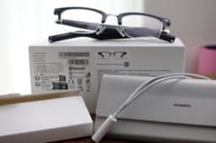 美品 HUAWEI Eyewear 2 ハーフリム ブラック 度なし - メルカリ