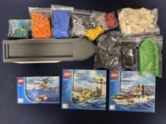 【中古】　LEGO CiTY 60014 レスキューパトロールシップとヘリのサムネイル