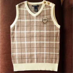 ゾーイ カシミア混ニットベスト ZOY ゴルフウエア レディース ジュン&ロペのサムネイル