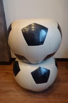 2個セットサッカーボール型椅子 キッズチェア オブジェインテリア