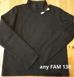 any FAM ハイネックTシャツ　130のサムネイル