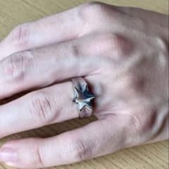 星 リング 17号 19号 シルバーリング メンズ 指輪 アクセサリー 六芒星のサムネイル