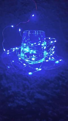 帝国新政府様専用　USB接続可能！電池入りません オシャレな青LED 5mのサムネイル