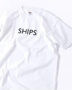 【新品】SHIPSロゴ入りのエンブロイダリーＴシャツのサムネイル