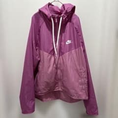 NIKE ウィンドブレーカー パープル XLサイズ レディース - メルカリ
