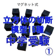 立体の切断模型 ①②③④⑤⑥⑦⑧⑨⑩セット - メルカリ