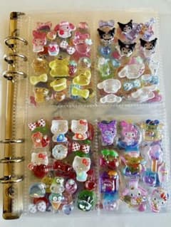 【ちい☆ 様専用】A5 シール帳 完成品 おすそ分け ぷくぷくシール　3D