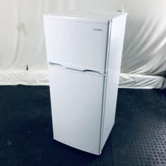 2ドア 一人暮らし 小型 レトロ 114L 冷蔵庫 (No.2522) アイリスオーヤマ 1ドア冷蔵庫 中古 ★送料・設置無料★ 幅48cm 全2色 PRR-122D 冷蔵庫・冷凍庫