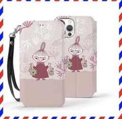 手帳型 iPhoneケース iPhone12 ムーミン　ミーのサムネイル