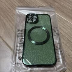 iPhone用ケース グリッター グリーン MagSafe対応のサムネイル