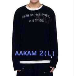 Waffle Henry Neck Long Sleeve (Black)