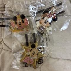 ディズニー ミニーちゃん ピンバッジ、チャーム 3点セット - メルカリ