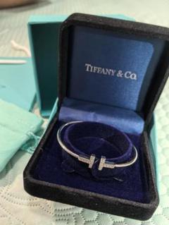 TIFFANY&Co ダブルT ダイヤモンド ブレスレット極美品 - メルカリ