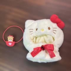 サンリオ ハローキティ ぬいぐるみ用 着せ替えフード ヘアゴムセットのサムネイル
