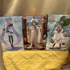 【匿名配送】雪ミク AMP＋　ALL STARS フィギュア　3種セット