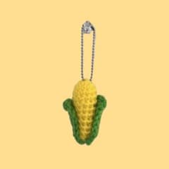 とうもろこし　あみぐるみ　キーホルダーのサムネイル
