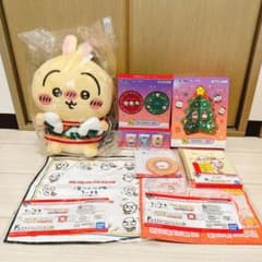 이치 반 쿠지 에니 마이 복권 치이카와 크리스마스 라면 8 점 세트