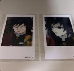 鬼滅の刃 柱カフェ 冨岡義勇 ランダムチェキ風ブロマイド ノーマル