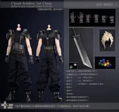 gametoys クラウド　素体 GAMETOYS 1/6 Cloud Strife AC Ver GT-006A Figure Standard
