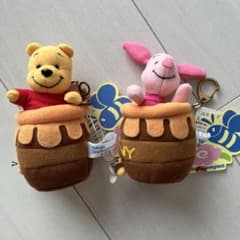 ディズニー くまのプーさん ピグレットマスコット 2個セットのサムネイル