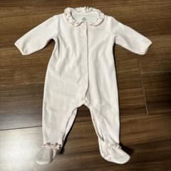Petit Bateau ピンクロンパース 6mのサムネイル