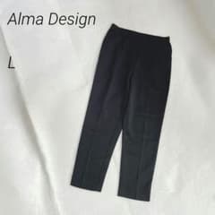 [KR]AlmaDesign タックテーパードパンツ　ストレッチ　センタープレス　無地 이미지