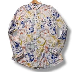 ETRO エトロ 総柄 長袖シャツ ホワイト 44（2XL相当） - メルカリ