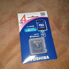 microSD 4ギガのサムネイル