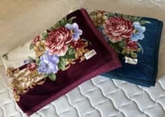 毛布　シングル　2枚　冬用　ペア　赤　青　花柄 m77466983002_1.jpg?1782003468