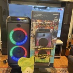 極美品/99%新】GRAV ポータブルLEDパーティースピーカー 70W - メルカリ
