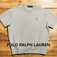 POLO RALPH LAUREN ベージュ 半袖スウェットQRタグ 刺繍ポニー - メルカリ
