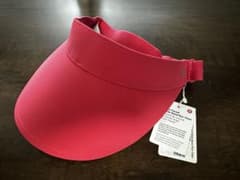 新品 ルルレモン Fast Paced wide bandRun Visor