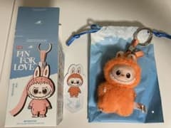 ラブブ イニシャル X ぬいぐるみ アルファベット Labubu 【正規品