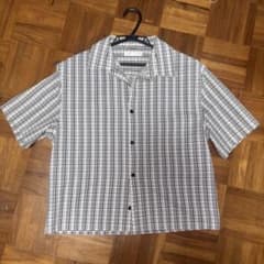 ZARA 半袖チェックシャツ Sサイズ(加工してある)のサムネイル