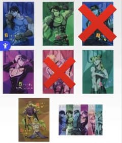 一番くじ ジョジョの奇妙な冒険 K賞 クリアポスター ６種
