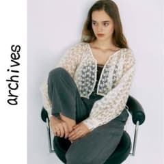 archives 刺繍オーガンドットブラウス