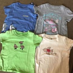 モンベルコットンTシャツ4枚80cmのサムネイル