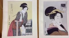 喜多川歌麿名作撰 5 浮世絵 木版画 2枚セット 喜多川歌麿名作撰 5 浮世絵 木版画 2枚セット - メルカリ