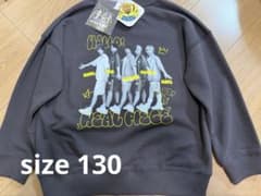 【新品、未使用】リアルピース　トレーナー　裏毛　130cm ステッカー付きのサムネイル