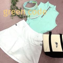 ノースリーブシャツ&サンバイザーセットのサムネイル