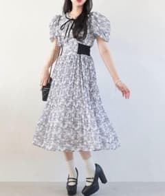 titi&co 花柄ワンピース　トワルドジュイ柄のサムネイル