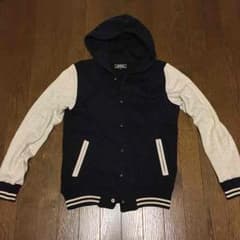BEAMS フード付き スウェット スタジャン フーディーのサムネイル
