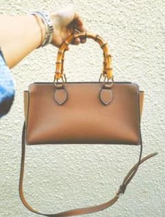 バンブーハンドル 2way ショルダーバッグのサムネイル