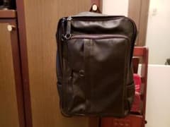 リュック　レザー　新品未使用　ブラウンのサムネイル