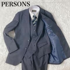 未使用　希少XL　パーソンズフォーメン　スリーピース　セットアップスーツYA7 美品✨ パーソンズ メンズスーツ セットアップ スリーピース