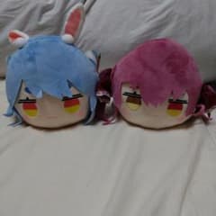 ホロライブ 寝そべりぬいぐるみ 兎田ぺこら 宝鐘マリン 2個セット